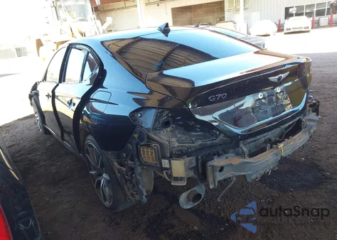 2019 Genesis G70 3.3T Advanced from USA, damaged, VIN KMTG34LEXKU033184